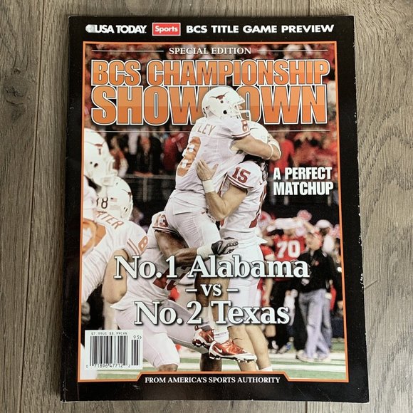 Other - USA Today Alabama Vs Texas BCS National Champion Showdown.